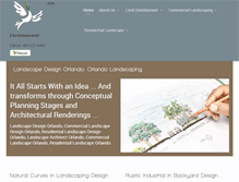 Tablet Screenshot of landscapedesignorlando.com